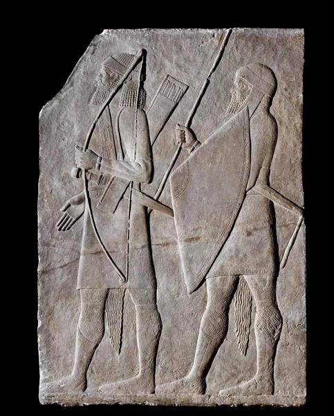 古代亚述武士浮雕 古代亚述武士浮雕