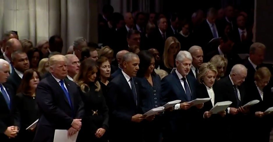 老布什總統葬禮