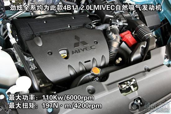 2011款 三菱ASX劲炫2.0 四驱 CVT舒适型 重点图解
