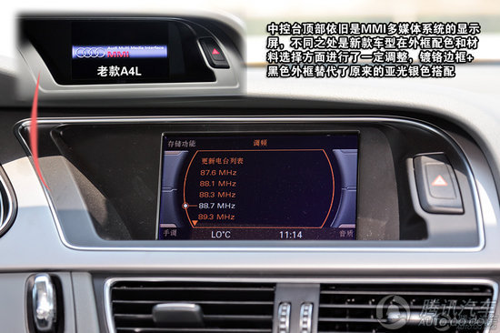 2013款 奥迪a4l 35 tfsi 自动标准型 重点图解