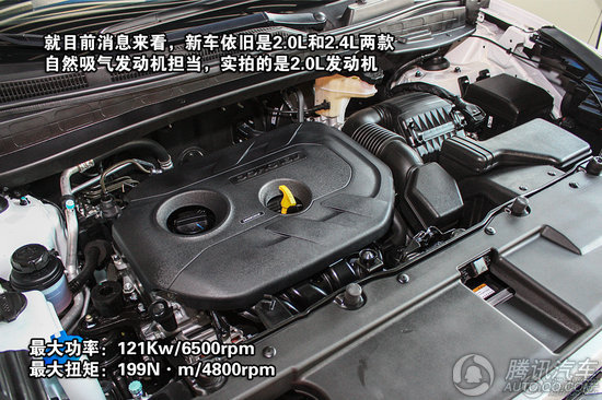 2013款北京现代ix35 2.0GLS两驱版 重点图解