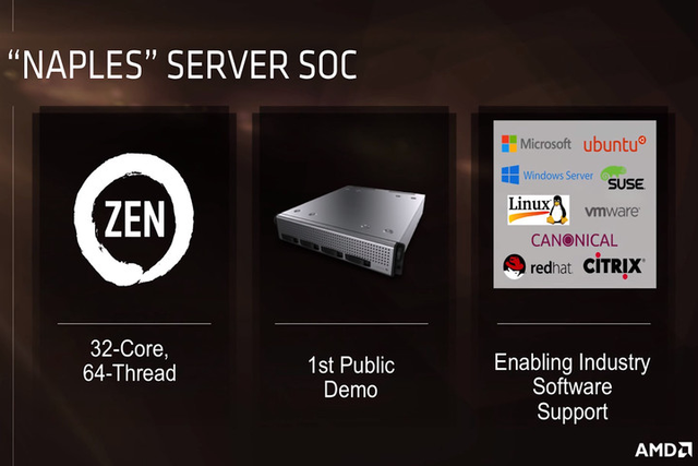 AMD展示Zen内核处理器 性能甚至高于酷睿i7