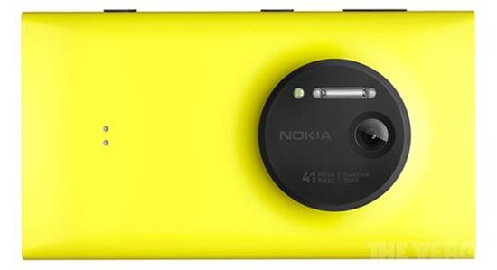 诺基亚Lumia 1020官方效果图曝光 手柄后壳设