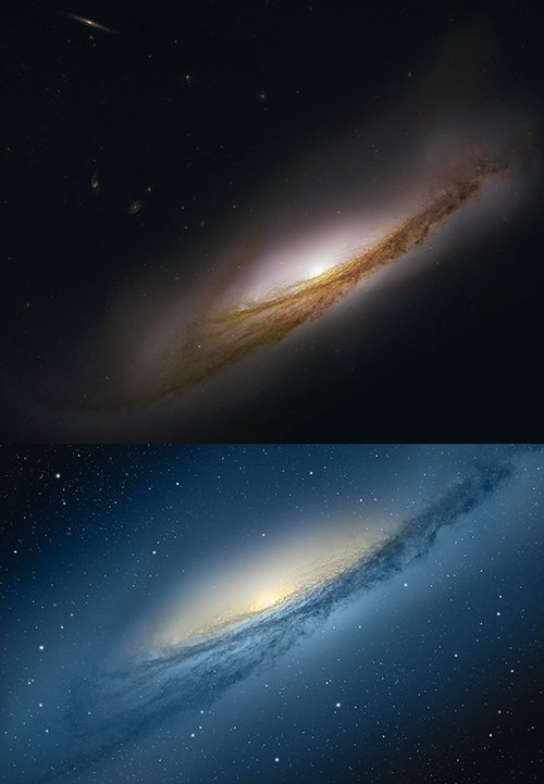 苹果改变宇宙 10.8星云壁纸中星星被删