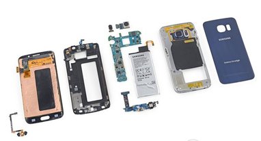 三星S6 edge拆解报告出炉:维修难度高