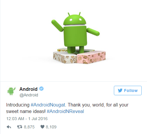 Android N官方命名出炉 只看图知道叫什么吗