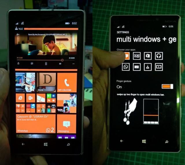 Windows Phone 8.1多窗口功能现身谍照