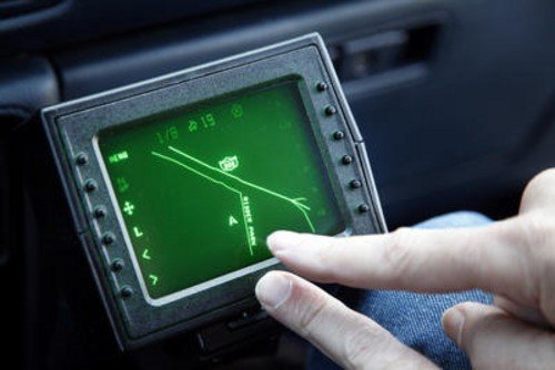 绿屏无GPS 世界首款车载导航古董现身