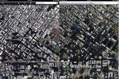 苹果3d地图与google earth比拼:苹果完胜