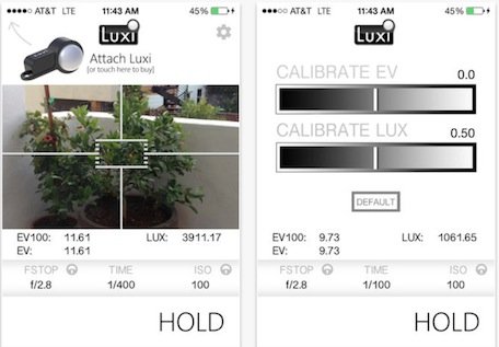 LuxiLightMeter让iPhone变成测光表仪器 