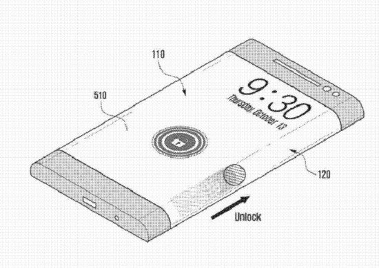 专利显示三星手机将配备新型曲面屏幕