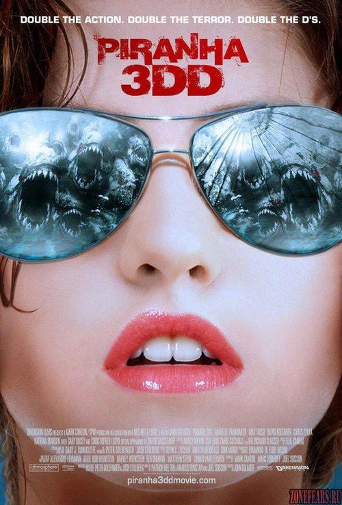 8月末上映电影《食人鱼3DD》爆新海报