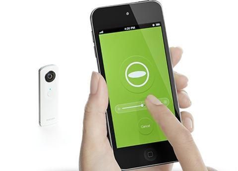 Ricoh Theta 可以拍摄球面照片的相机