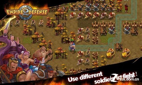 每日佳软:开放自主战线塔防帝国塔防2