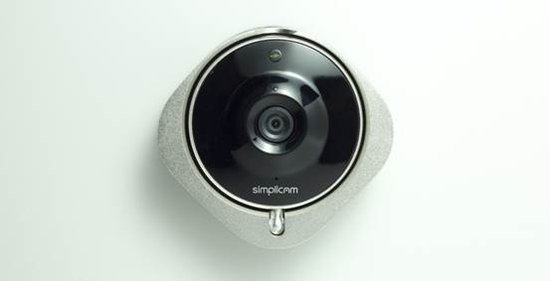 支持面部识别的Simplicam家用无线安全摄像头