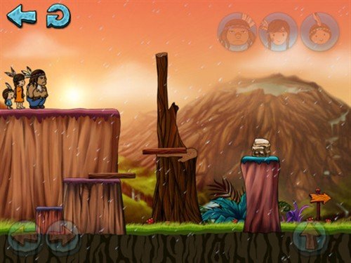 横版闯关与益智休闲 ipad印第安一家