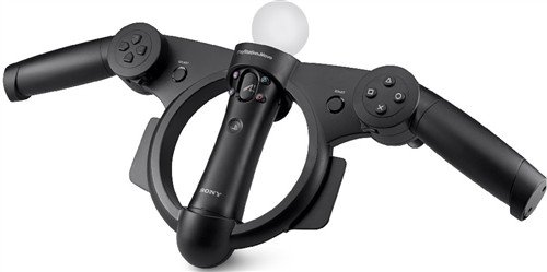 造型拉风 索尼发布PS Move赛车方向盘