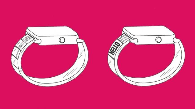 苹果新专利:表带不仅能变色还可以显示信息