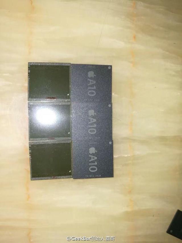 苹果A10芯片也曝光照片啦 似乎用了新工艺