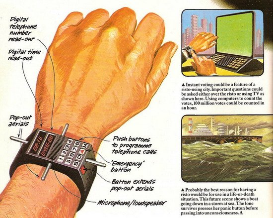 70年智能手表梦：看看智能手表的祖先们长啥样