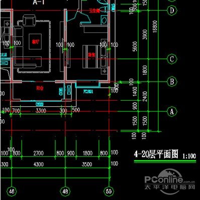 浩辰CAD2011 建筑教程之高层住宅设计