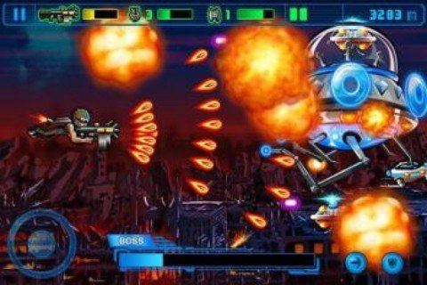 卷轴式横版射击游戏 android反击2100