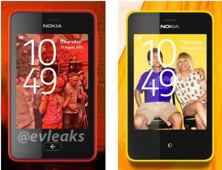 诺基亚Asha系列两款新机曝光 酷似彩色版iPhone 