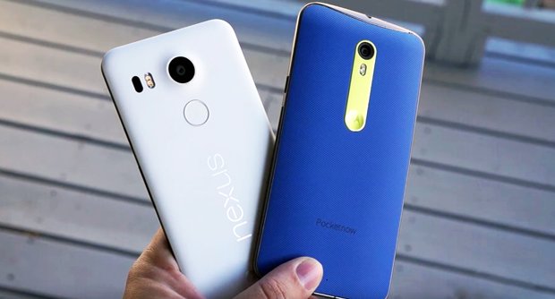 ��׿�ж�֮����Nexus 5X�Ա�Moto X Style