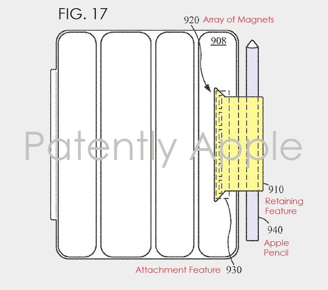 蘋果新專利 在保護殼上固定Apple Pencil不怕丟