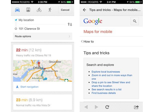 iOS版谷歌地图升级 新添路线预览支持更多语言
