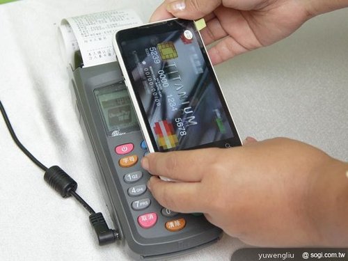 4.3寸安卓智能刷卡手机 Kfone NFC图赏