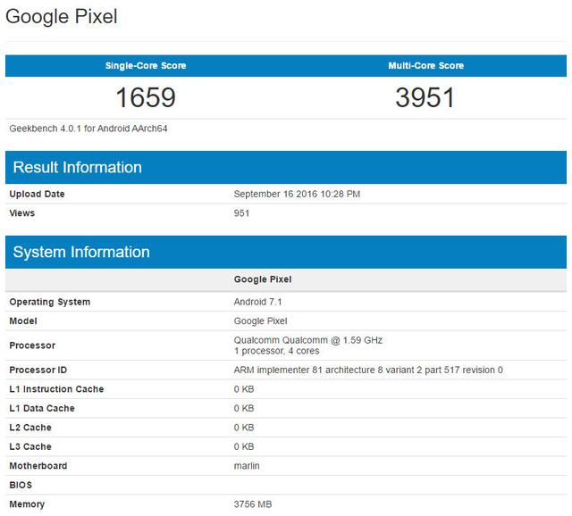 谷歌Pixel XL确认搭载安卓7.1 双镜头或被取消