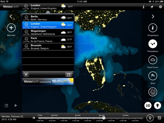 MeteoEarth iPad:你会为一款天气应用付年费吗