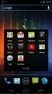 Android 4.0主界面