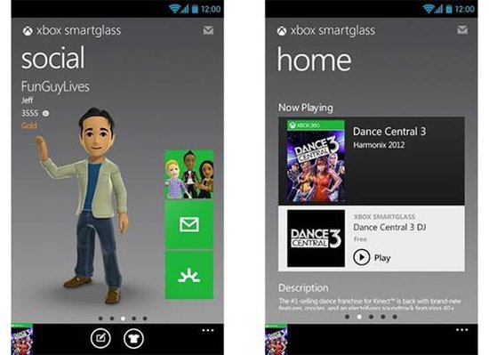 Xbox SmartGlass登陆安卓 可与Android设备互动