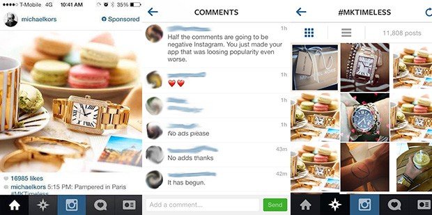 instagram内置首支商业广告 不少用户表示反对