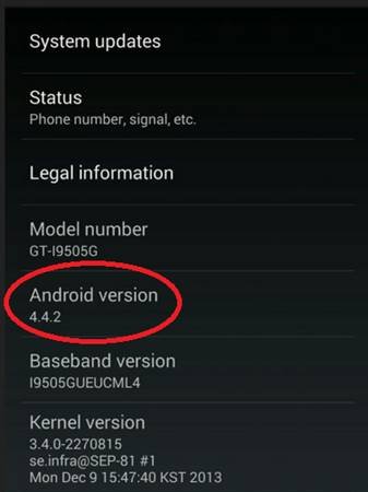 原生版三星S4迎来Android 4.4.2系统更新