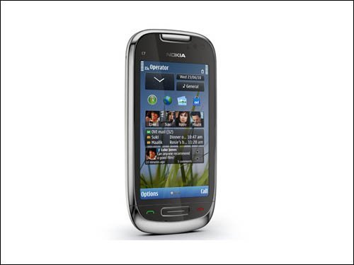            NFC技术   传诺基亚C7支持手机钱包功能