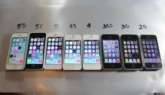 各代iPhone进行运行速度大比拼 iOS 7系统关闭
