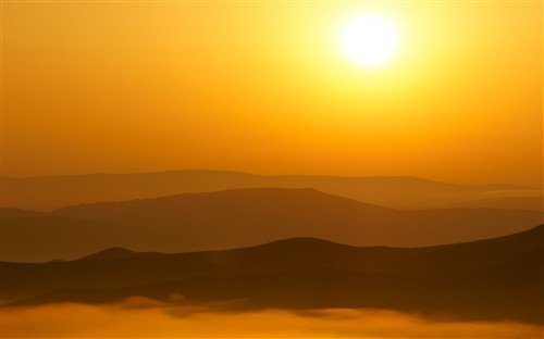 令人窒息之美 索尼a55坝上游记日出篇