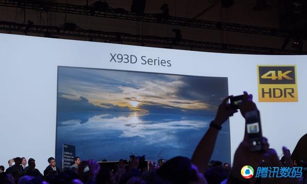 索尼发布X93D电视 4K HDR亮度更高颜色更纯