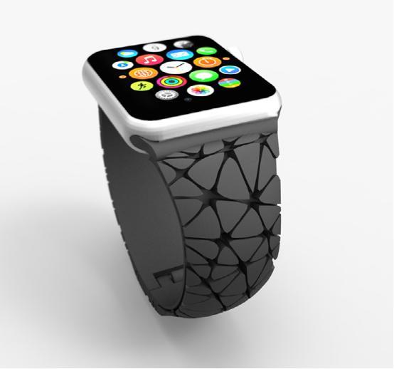 Apple Watch官方表带不喜欢?看看3D打印表带