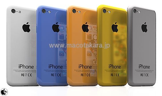 传廉价版iPhone将推五种颜色版本 或六月试产