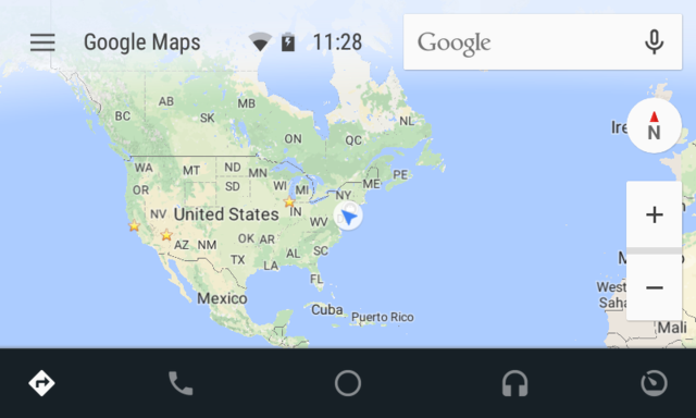 Android Auto:秒杀所有车载娱乐系统--谷歌地图