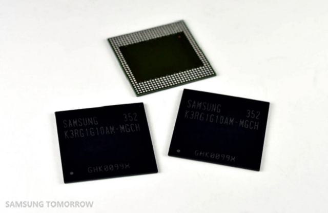 三星推新DRAM芯片 手机运行内存或将升至4G