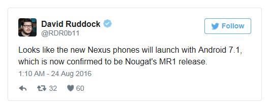 Android 7.1就要揭开面纱 还有两款Nexus手机
