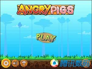 轮到小猪愤怒啦 黑莓游戏Angry pigs试玩