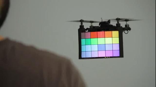 BitDrones 无人机呈现立体图像全新交互方式