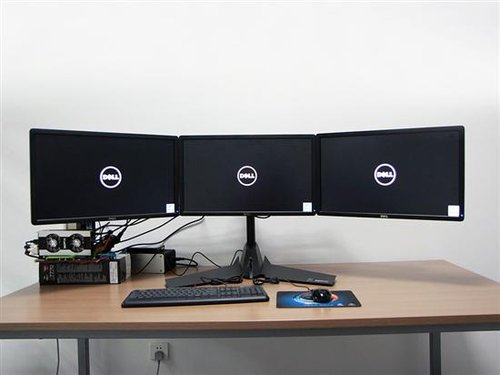 酷似战斗机!三联屏显示支架组装实战