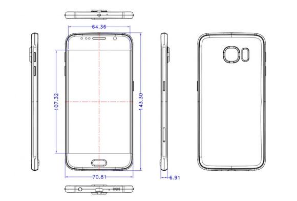 三星GALAXY S6示意图曝光 摄像头凸起